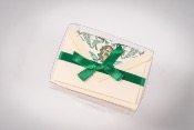 Mini cartes et enveloppes Florence vert